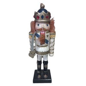 Vintage American Greetings Nutcracker Stand Up Ornament 8"L